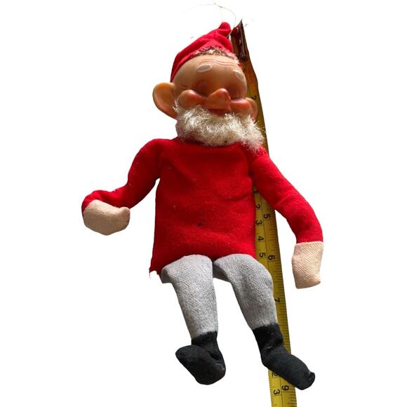 Grandpa Elf Christmas Knee Hugger Teeth Smile On The Shelf W/Japan Sticker - Picture 7 of 8